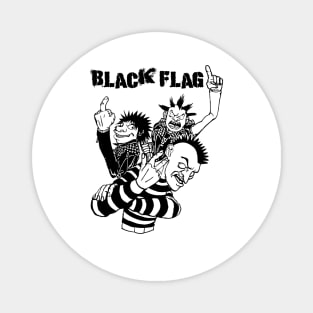 Punk Rock Man Of Black Flag Magnet